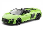 Green / Yellow / Red Kids 1:32 Diecast 2020 Audi R8 Spyder Toy