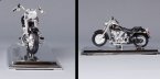 Black Diecast Harley Davidson FLSTF Fat Boy 1:18 Scale