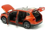 Orange / Silver 1:18 Scale 2017 Diecast VW Tiguan L Model