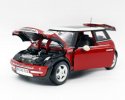 1:24 Scale MaiSto Wine Red Diecast Mini Cooper Model