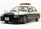 White 1:18 AutoArt Police Car Subaru IMPREZA WRX STI Model