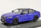Blue / Orange 1:43 Scale Solido Diecast BMW M5 Sedan Model