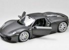 White / Black /Yellow 1:24 Scale Welly Diecast Porsche 918 Model