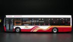 1:76 Scale Red-White CMNL Die-Cast Alexander Dennis Bus Model