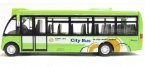 Kids White / Blue / Green Pull-Back Function City Bus Toy