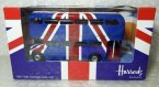 Blue 1:76 Corgi Die-Cast National Flag Double-Deck Bus Model