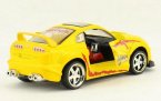 1:32 Scale Yellow Kids Diecast Toyota Supra Toy