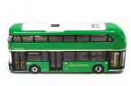 Green Diecast London New Routemaster Double Decker Bus Toy