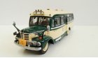 1:76 Scale Green National Railway Bus Theme Tour Bus Model