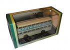 1:72 Scale White Bussing D2U Double-Decker Bus Model