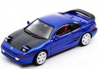 Blue 1:64 Scale Diecast Toyota MR-2 Model
