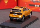 1:43 Scale Orange Diecast 2019 VW T-Cross SUV Model