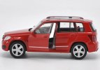 White / Red 1:36 Welly Diecast Mercedes Benz GLK350 SUV Toy