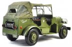 Tinplate Medium Size Army Green 1942 Army Jeep Model