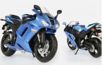 Blue 1:12 Scale MaiSto Assembly Diecast KAWASAKI Ninja ZX-6R