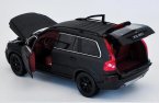 1:18 Matte Black Welly Diecast Volvo XC90 V8 SUV Model