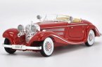 Blue / Gray / Red 1:18 Diecast Mercedes-Benz 500K Model