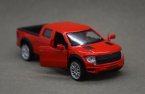 Red / Blue 1:52 Scale Kids Diecast Ford F-150 Pickup Truck Toy