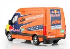 Blue-Orange 1:38 Diecast Mercedes-Benz Sprinter Van Toy