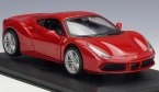 Bburago 1:32 Scale Red Diecast Ferrari 488 GTB Model