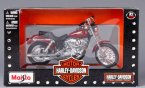 Wine Red 1:18 Harley Davidson 2000 FXD Dyna Super Glide