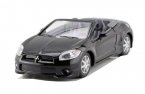 Kids Black / Silver Pull-Back Function Diecast Mitsubishi SPYDER