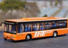 Orange 1:42 Scale Diecast Yutong BRT City Bus Model