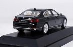 Black / White 1:43 Scale Diecast BMW 7 Series 750Li Model