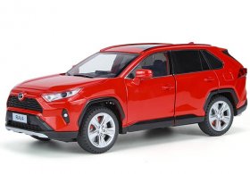 Red / White / Blue 1:24 Scale Diecast 2020 Toyota RAV4 Model