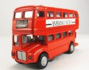 Green / Red / Blue Classical Alloy Double Decker London Bus