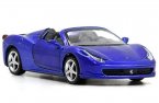 Blue / Red / White / Yellow 1:32 Diecast Ferrari 458 Italia Toy