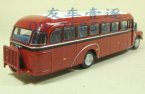 1:72 Scale Red Volvo B376 Bus Model