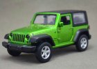 Red / Green 1:43 Scale Kids Diecast Jeep Wrangler Toy