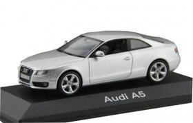 Silver 1:43 Scale SCHUCO Diecast Audi A5 Model