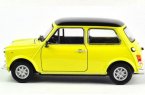 Welly 1:24 Yellow / Red Diecast Mini Cooper 1300 Model