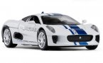 Black / White 1:32 Scale Kids Diecast Jaguar C-X75 Toy