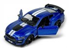 1:64 Scale Blue Diecast 2020 Ford Mustang Shelby GT500 Model