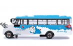 Kids Blue / Yellow Big Nose Doraemon School Bus Toy