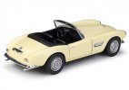 Black / Creamy White 1:24 Scale Welly Diecast BMW 507 Model