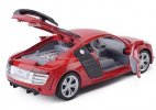 Silver / Red / White Kids 1:32 Scale Diecast Audi R8 GT Toy