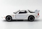 Kids Yellow /Gray /White 1:32 Scale Diecast Mazda RX-7 Car Toy