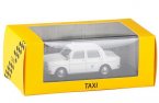1:43 Scale White Diecast 1962 Simca 1000 Marseille Taxi Toy