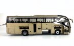 Champagne / Gray Golden Dragon XML6129 Diecast Coach Bus Model