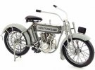 Tinplate White 1:6 Vintage 1909 Harley Davidson V-Twin Model