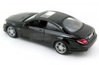 1:24 Scale Black / Silver Diecast Mercedes-Benz CL63 AMG Model