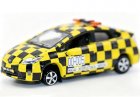 1:64 Scale Yellow Tiny Macau Airport Diecast Toyota Prius Model