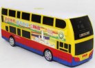 Kids Yellow / Green / Golden R/C Hong Kong Double Decker Bus Toy