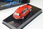 1:43 Scale Red Autoart Diecast BMW 1 Series Model