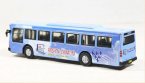 Blue 1:76 Scale Airshow China 1998 Diecast FLXIBLE Bus Model