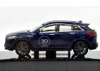 1:64 Scale Blue / Gray Diecast 2018 Infiniti QX50 SUV Model